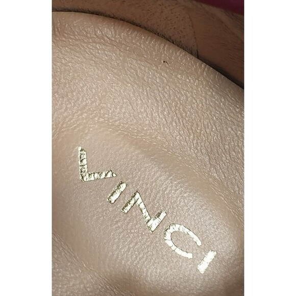 Rare Vinci Sneaker Burgundy Leather Glitter Gold Size 41 Italy - Picture 14 of 16